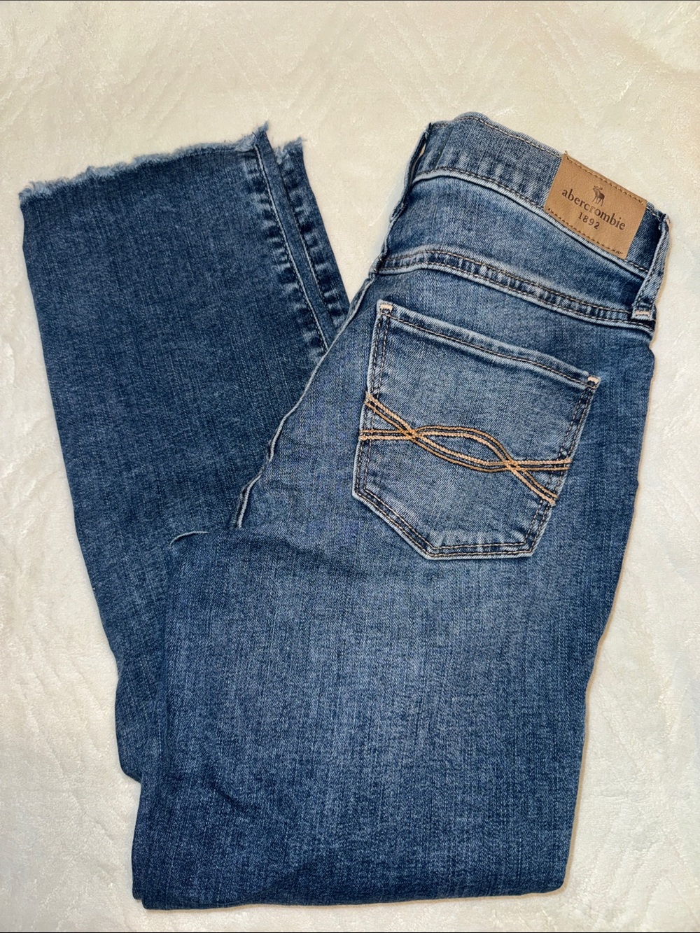 Abercrombie kids Medium Blue Straight Leg Jeans